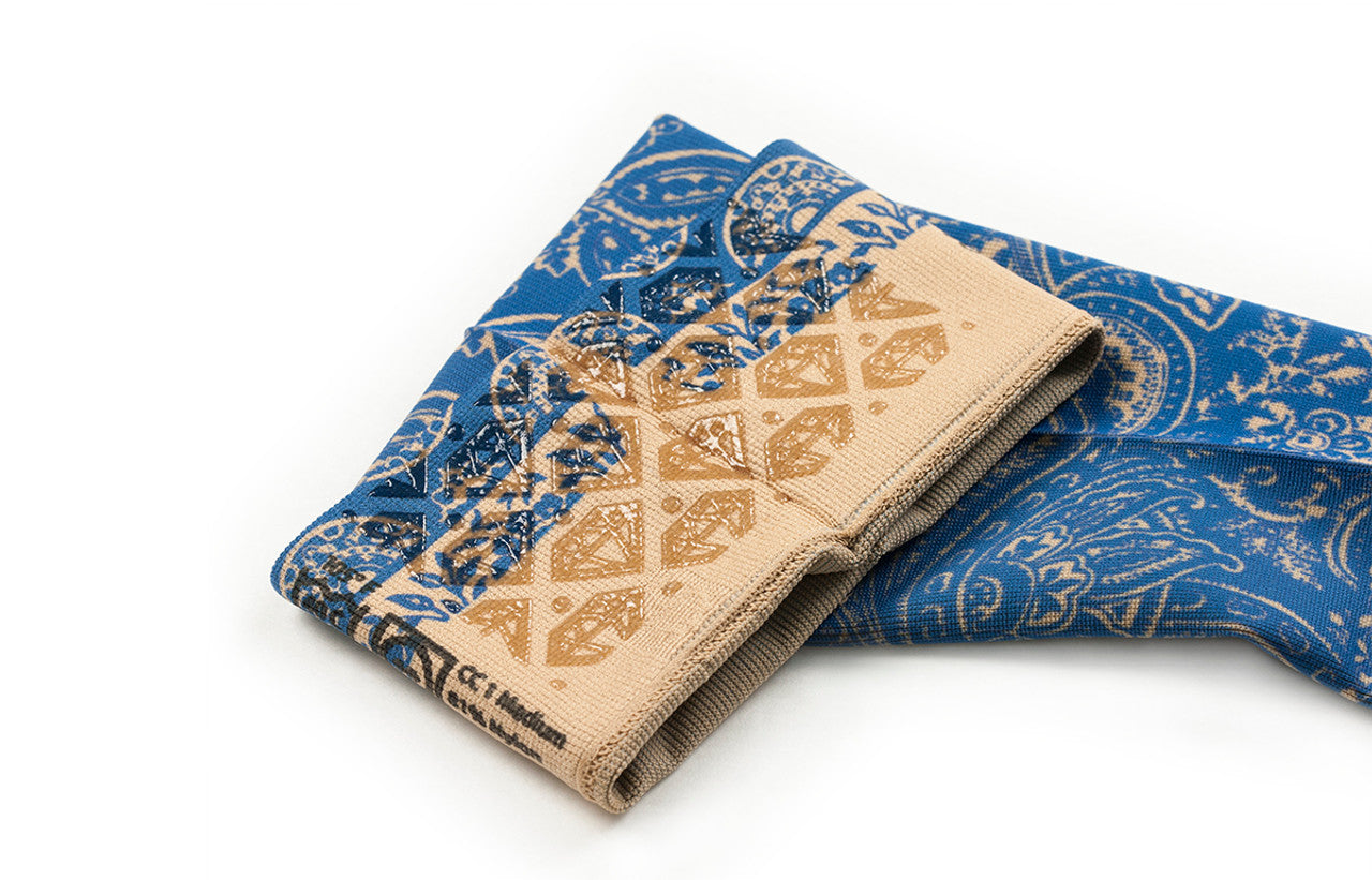 Lymphedivas- Blue Bandit Arm Sleeve