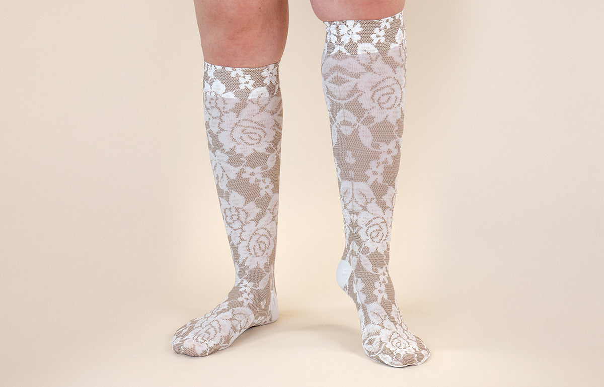 Lymphedivas-Darling Dark Knee-High Compression