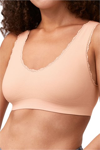 Amoena Kitty Seamless Wire-Free Bra - Blush Order Code: 44607