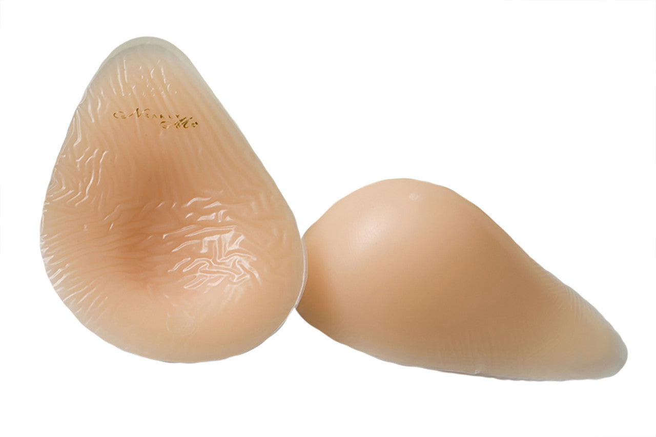 Nearly Me Basic Standard Weight Tapered Oval Silicone Mastectomy Breast Form #870