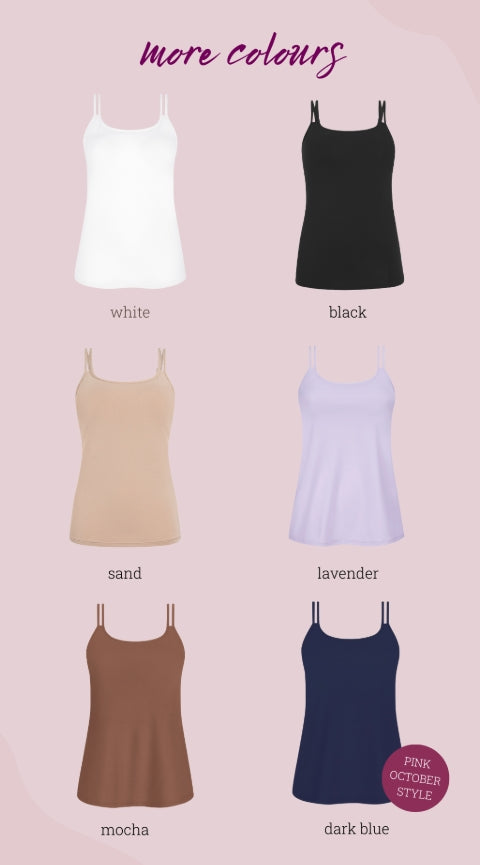 Amoena- Valletta Camisole with Shelf Bra