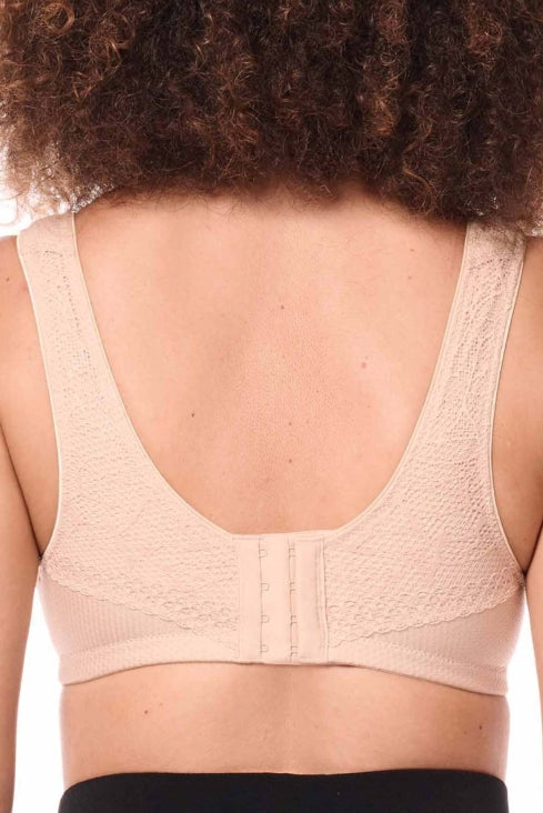Amoena- Leslie Wire-Free Bra - Sand / Light Sand