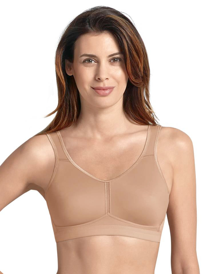 Naturalwear 326C Violet Cotton Stretch Leisure Bra (32/34 A/B) - Park Mastectomy  Bras Mastectomy Breast Forms Swimwear