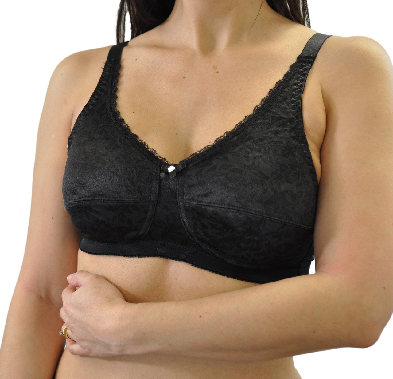 Nearly Me Jaquard Soft Cup Mastectomy Pocket Bra 640