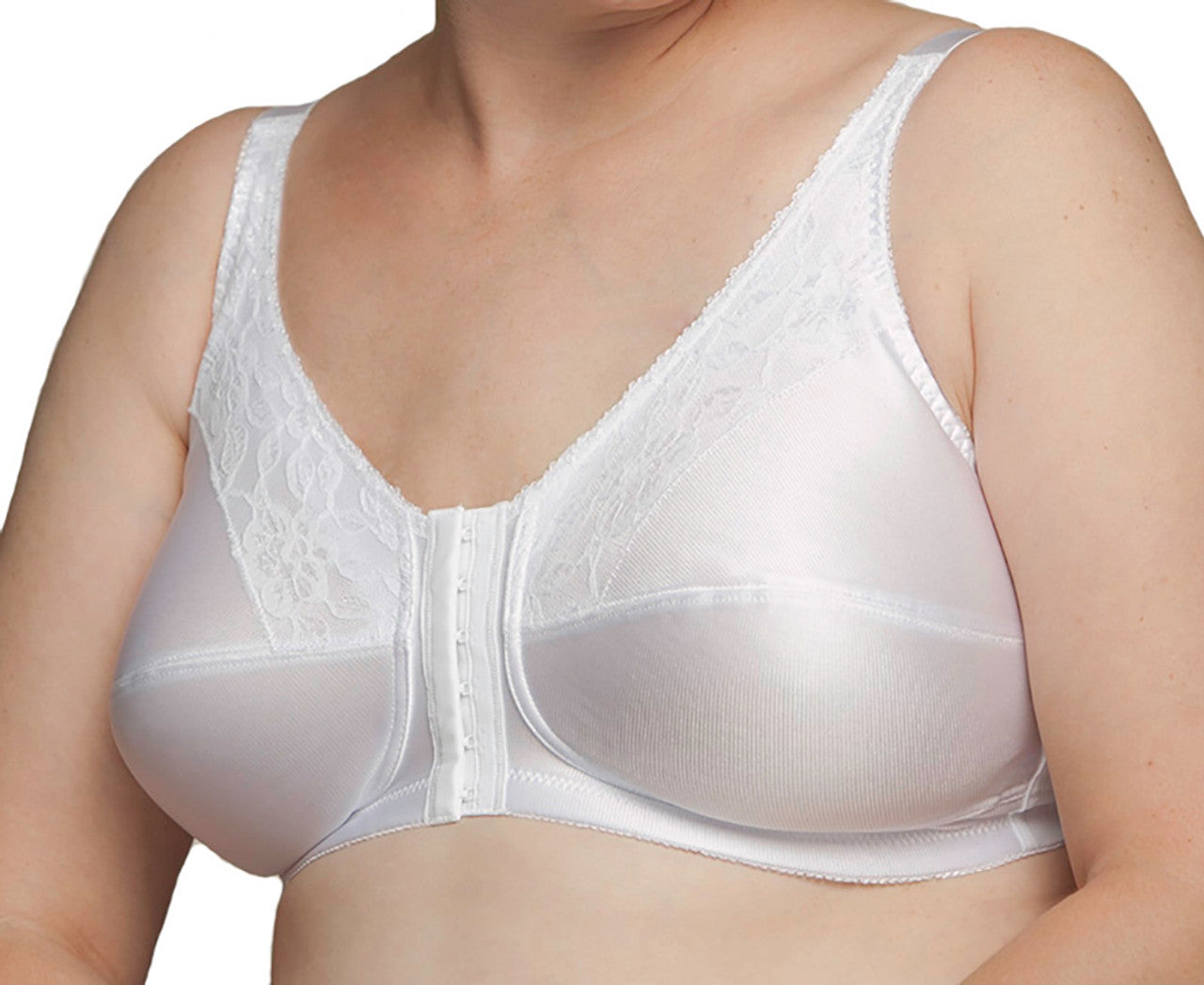 Nearly Me Lace Front Closure Mastectomy Pocket Bra 670