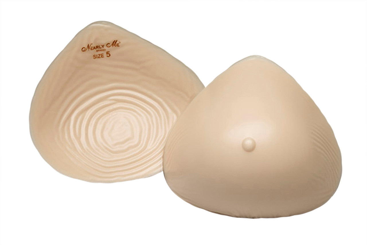 Nearly Me Lightweight Modified Triangle Silicone Mastectomy Breast Form #865