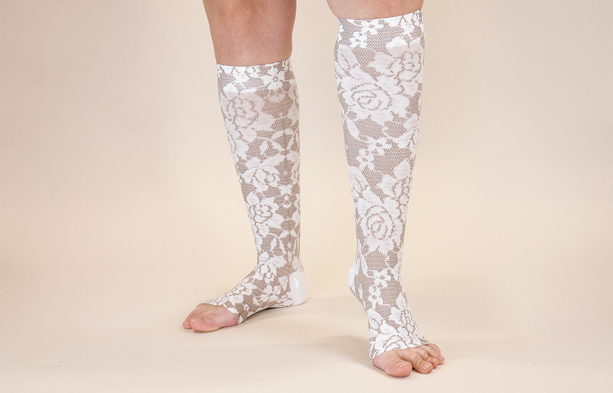 Lymphedivas-Darling Dark Knee-High Compression
