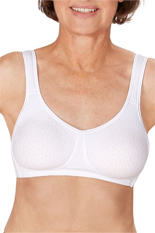 Mona Wire-Free Bra - White Order Code: 0606 Mona SB