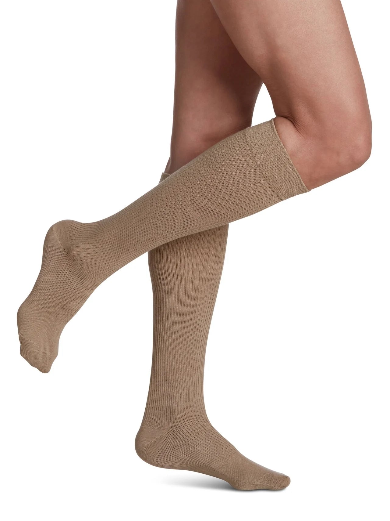 Sigvaris 146C Women's Casual Cotton Socks Knee-Highs (15-20 mmHg)