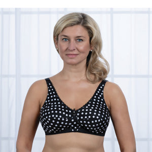 Almost U Bandeau Style 2060 Polka Dot Print Bra