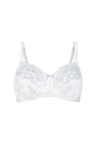 Amoena Amanda Wire-free Bra - White 44536