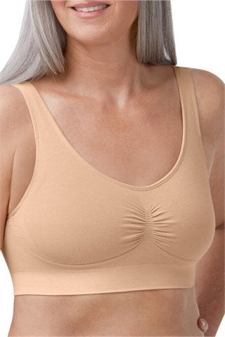 Amoena Becky Wire-Free Bra - Off-White Order Code: 44676 & 44677