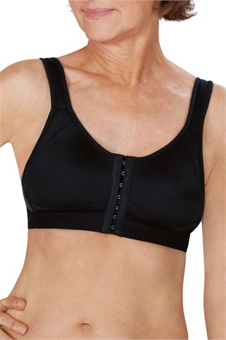 Amoena Ester Post-Surgical Bra - Black/Grey Order Code: 42577