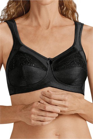 Amoena Isadora Wire-Free Bra - Black Order Code: 44114